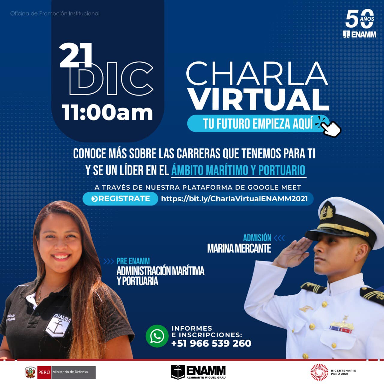 Charla Virtual ENAMM 2021
